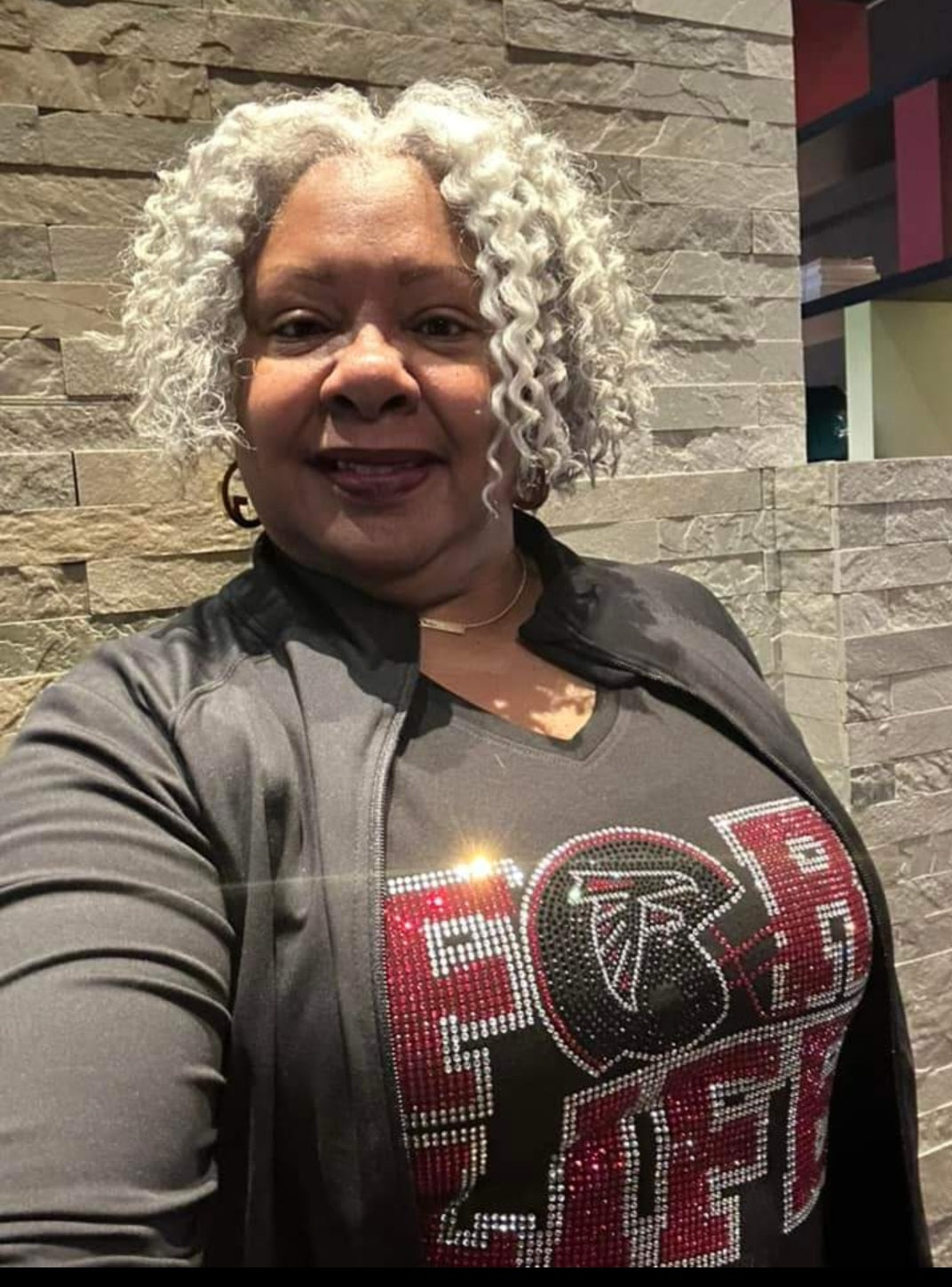 Atlanta Falcons FOR LIFE Rhinestone T-shirt or Sweatshirt